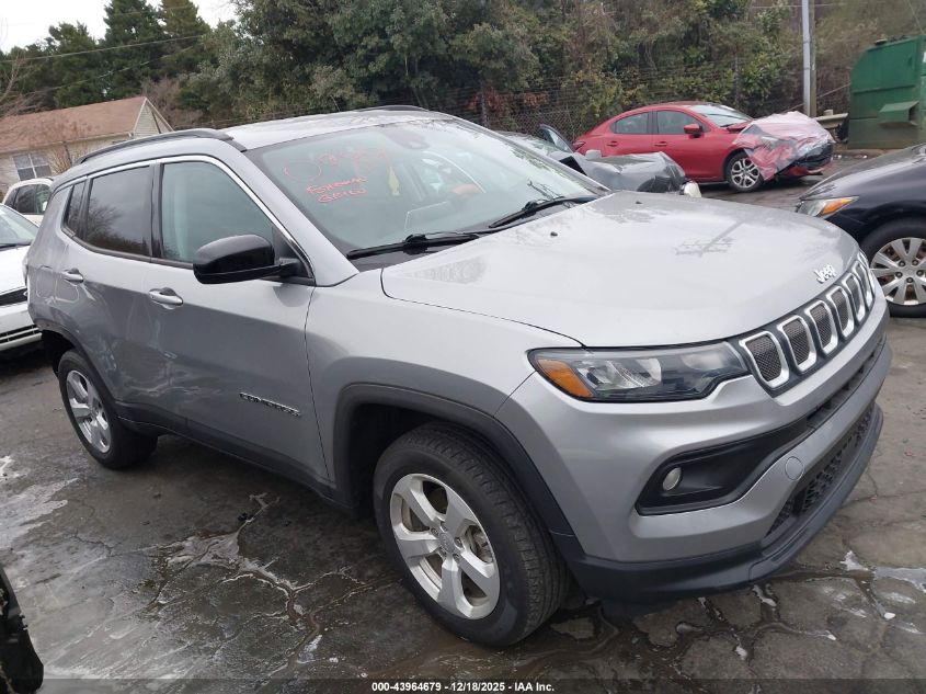 2022 Jeep Compass Latitude 4X4 VIN: 3C4NJDBB7NT133230 Lot: 43964679