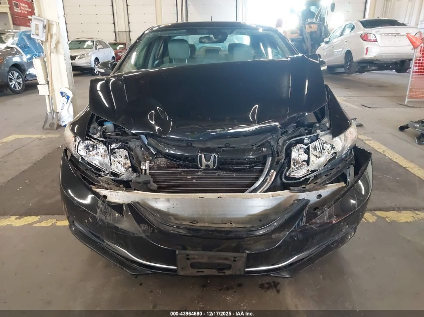 2013 Honda Civic Hybrid VIN: 19XFB4F26DE002529 Lot: 43964680