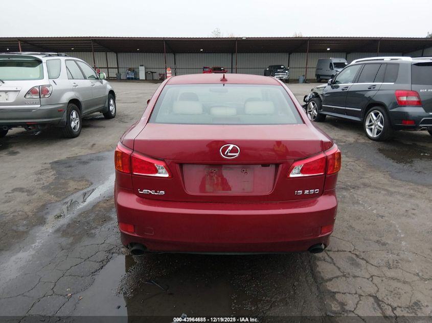 2010 Lexus Is 250 VIN: JTHBF5C20A5126704 Lot: 43964685
