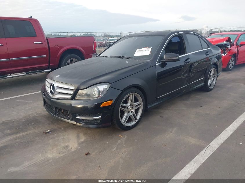 2013 Mercedes-Benz C 250 Sport VIN: WDDGF4HB5DG128991 Lot: 43964686