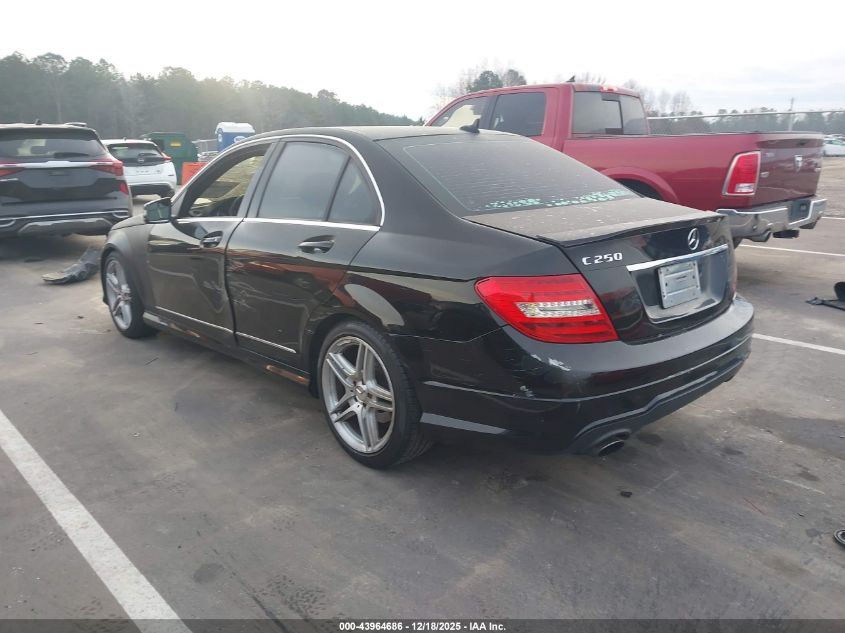2013 Mercedes-Benz C 250 Sport VIN: WDDGF4HB5DG128991 Lot: 43964686