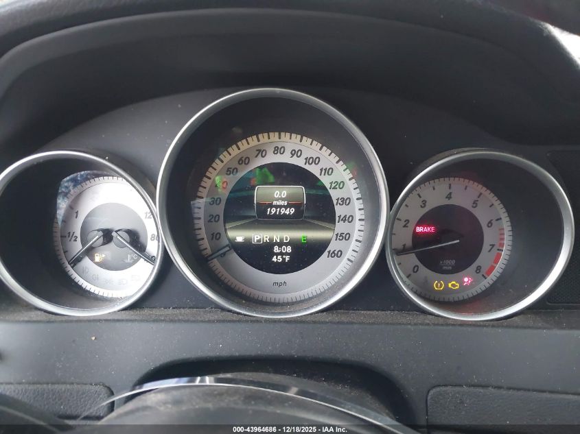 2013 Mercedes-Benz C 250 Sport VIN: WDDGF4HB5DG128991 Lot: 43964686