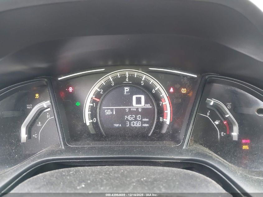 2018 Honda Civic Lx VIN: 2HGFC2F50JH529253 Lot: 43964689