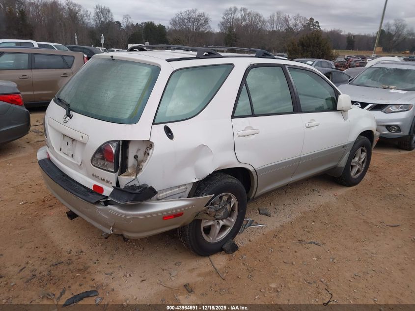 2001 Lexus Rx 300 VIN: JTJHF10U710232216 Lot: 43964691