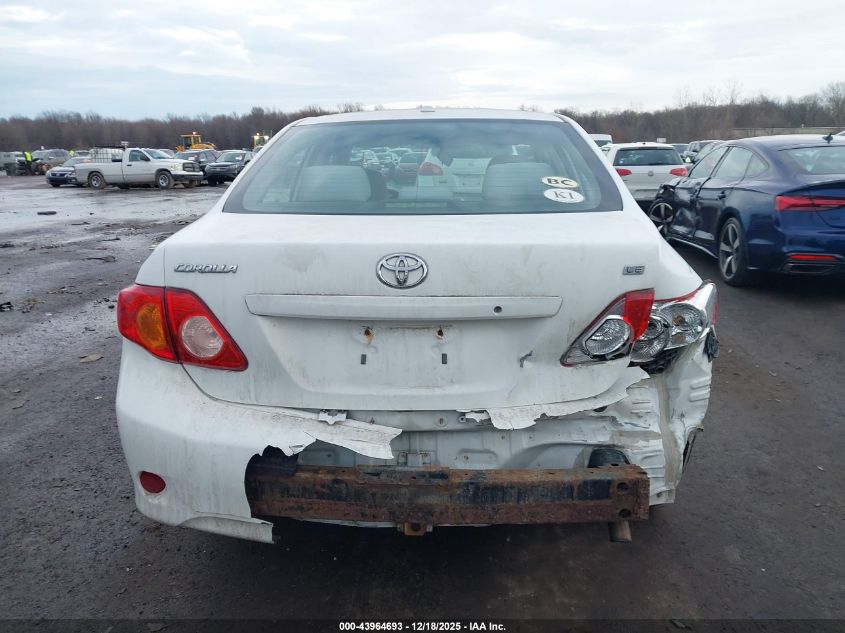 2010 Toyota Corolla Le VIN: 2T1BU4EE3AC304861 Lot: 43964693