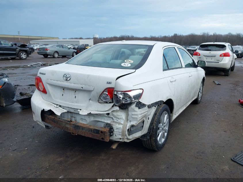 2010 Toyota Corolla Le VIN: 2T1BU4EE3AC304861 Lot: 43964693
