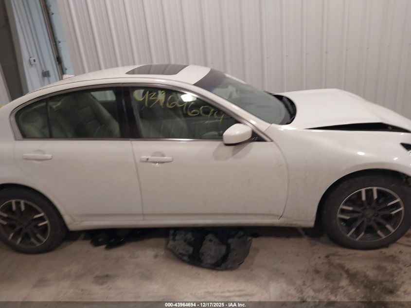 2012 Infiniti G37X VIN: JN1CV6AR2CM972603 Lot: 43964694