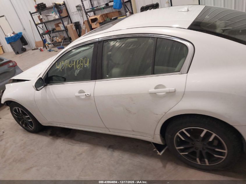 2012 Infiniti G37X VIN: JN1CV6AR2CM972603 Lot: 43964694