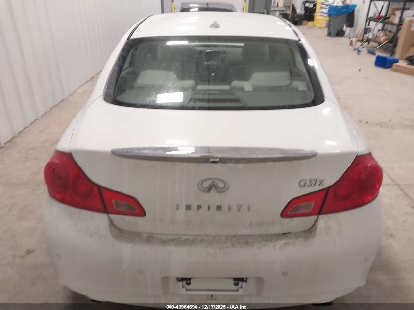 2012 Infiniti G37X VIN: JN1CV6AR2CM972603 Lot: 43964694
