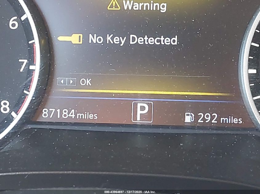 2017 Nissan Maxima 3.5 Platinum VIN: 1N4AA6AP4HC435457 Lot: 43964697