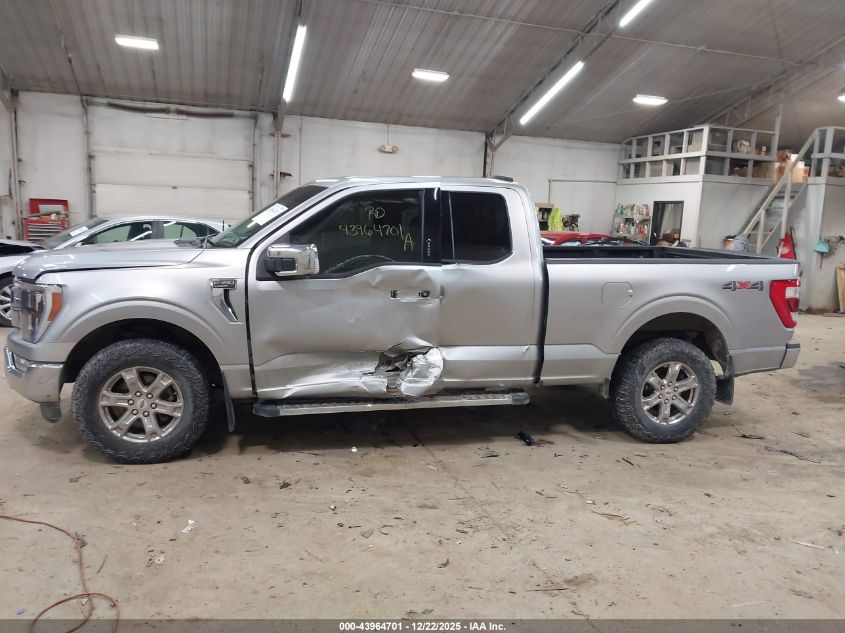 2021 Ford F-150 Lariat VIN: 1FTFX1E88MFA40677 Lot: 43964701