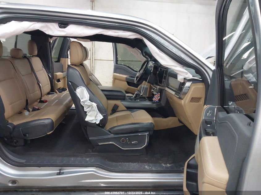 2021 Ford F-150 Lariat VIN: 1FTFX1E88MFA40677 Lot: 43964701