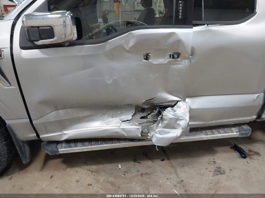 2021 Ford F-150 Lariat VIN: 1FTFX1E88MFA40677 Lot: 43964701