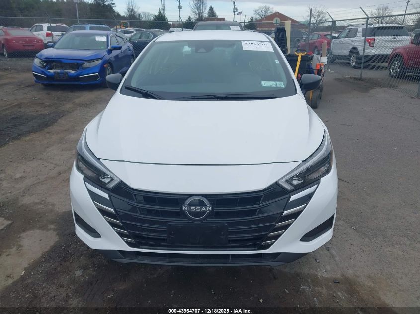 2025 Nissan Versa 1.6 S VIN: 3N1CN8DVXSL842856 Lot: 43964707