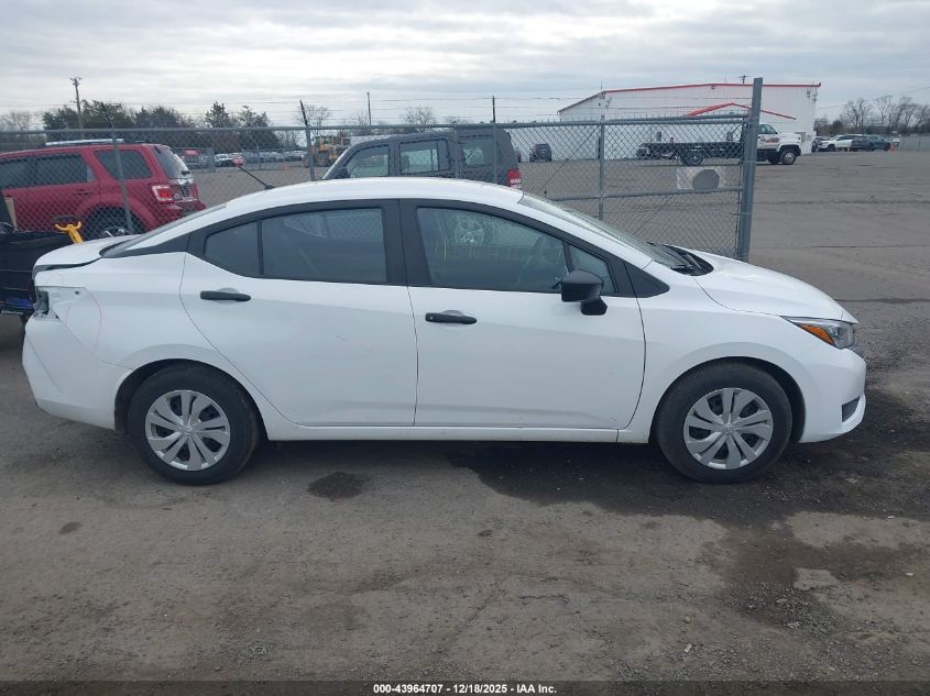 2025 Nissan Versa 1.6 S VIN: 3N1CN8DVXSL842856 Lot: 43964707