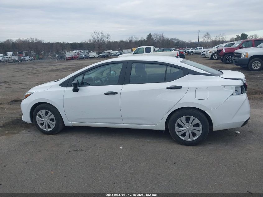 2025 Nissan Versa 1.6 S VIN: 3N1CN8DVXSL842856 Lot: 43964707