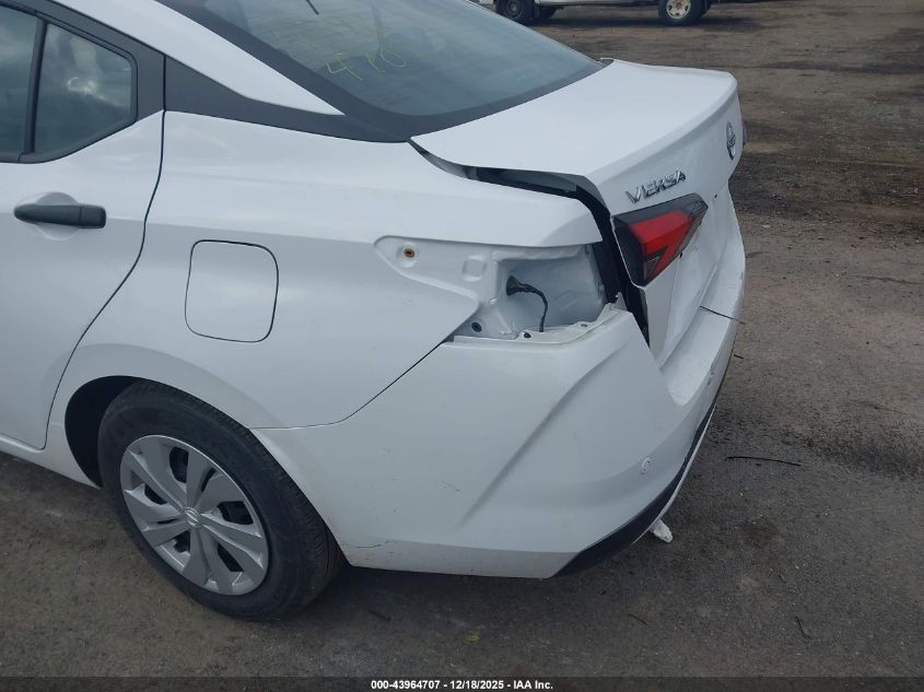 2025 Nissan Versa 1.6 S VIN: 3N1CN8DVXSL842856 Lot: 43964707