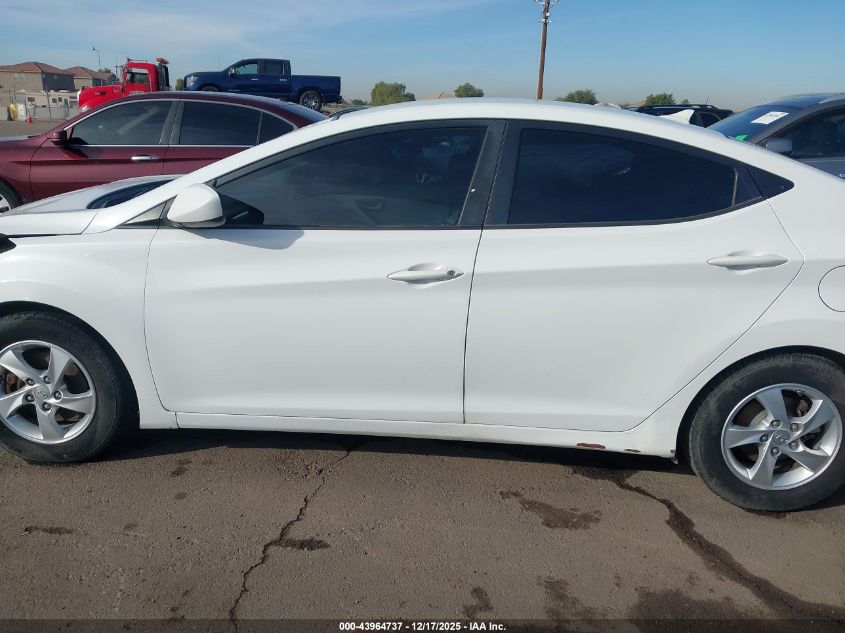 2014 Hyundai Elantra Se VIN: 5NPDH4AE0EH516445 Lot: 43964737
