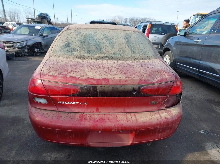 1997 Ford Escort "Cool" VIN: IFALP13P8VW393117 Lot: 43964736