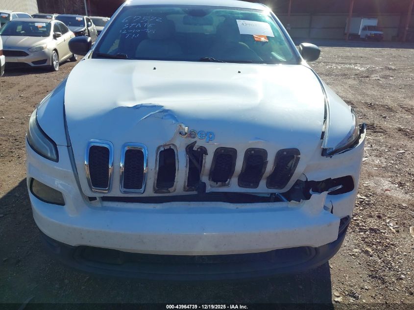 2016 Jeep Cherokee Sport VIN: 1C4PJLAB6GW346106 Lot: 43964739