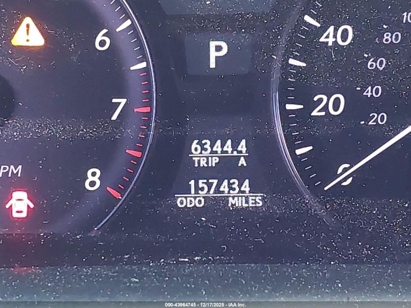 2012 Lexus Ls 460 VIN: JTHBL5EF0C5111227 Lot: 43964745