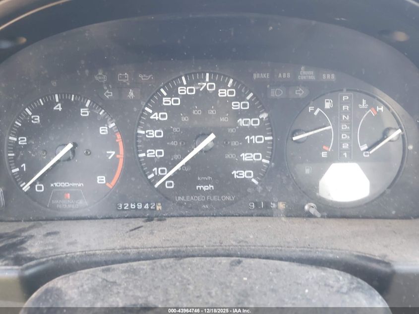 1992 Honda Accord Ex/Ex-R VIN: JHMCB7677NC033618 Lot: 43964746