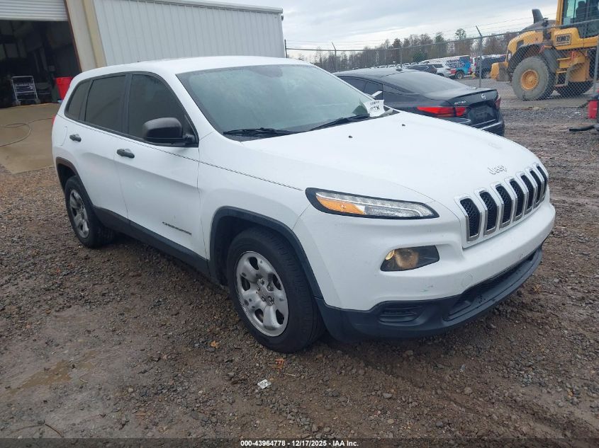 2014 Jeep Cherokee Sport VIN: 1C4PJLAB0EW168481 Lot: 43964778