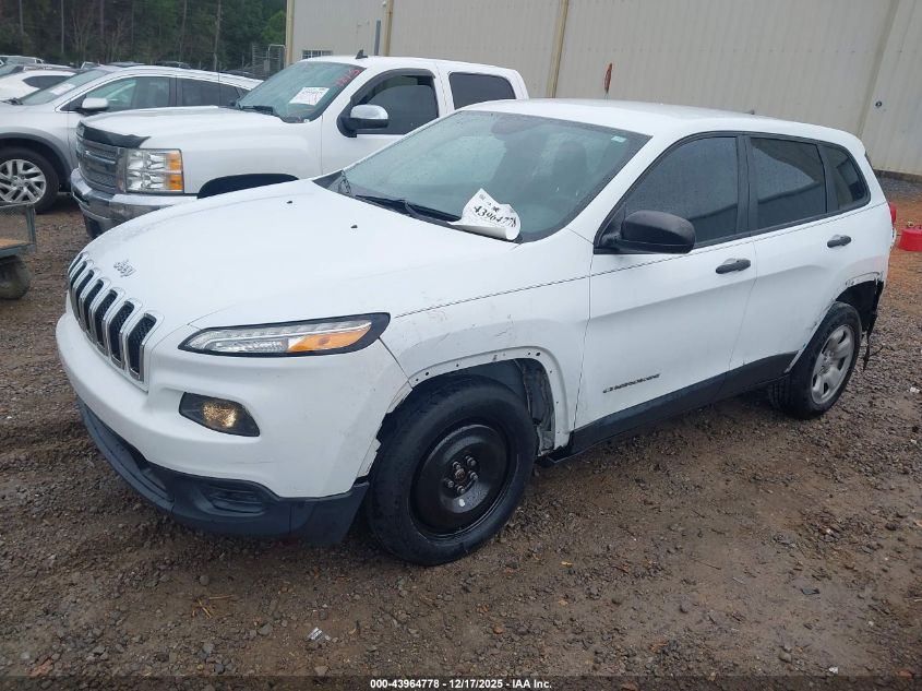 2014 Jeep Cherokee Sport VIN: 1C4PJLAB0EW168481 Lot: 43964778