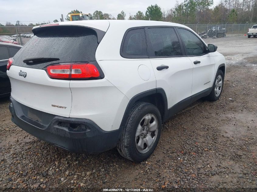 2014 Jeep Cherokee Sport VIN: 1C4PJLAB0EW168481 Lot: 43964778
