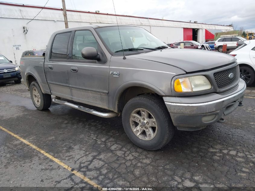 2002 Ford F-150 Lariat/Xlt VIN: 1FTRW08L32KA10534 Lot: 43964780