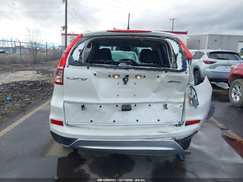 2016 Honda Cr-V Touring VIN: 5J6RM4H93GL075543 Lot: 43964781