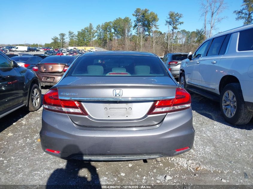 2014 Honda Civic Lx VIN: 2HGFB2F59EH512962 Lot: 43964787