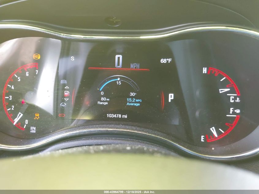 2017 Dodge Durango R/T Rwd VIN: 1C4SDHCT4HC636478 Lot: 43964799