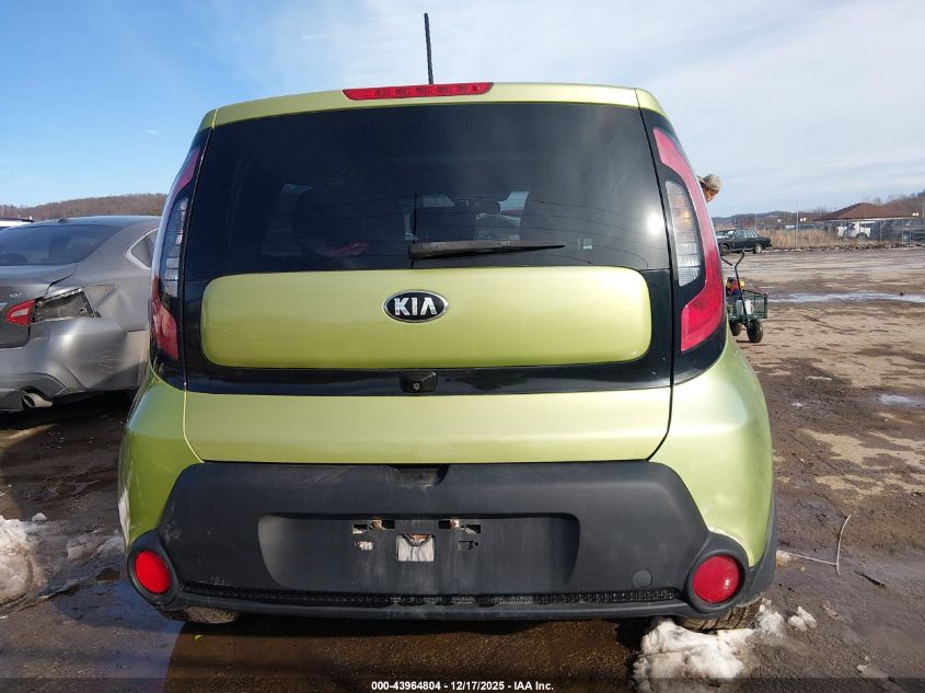 2014 Kia Soul + VIN: KNDJP3A59E7733562 Lot: 43964804