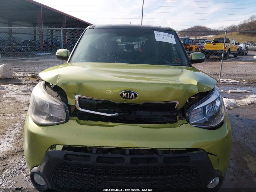 2014 Kia Soul + VIN: KNDJP3A59E7733562 Lot: 43964804