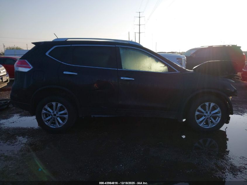 2016 Nissan Rogue Sv VIN: KNMAT2MT0GP618822 Lot: 43964816