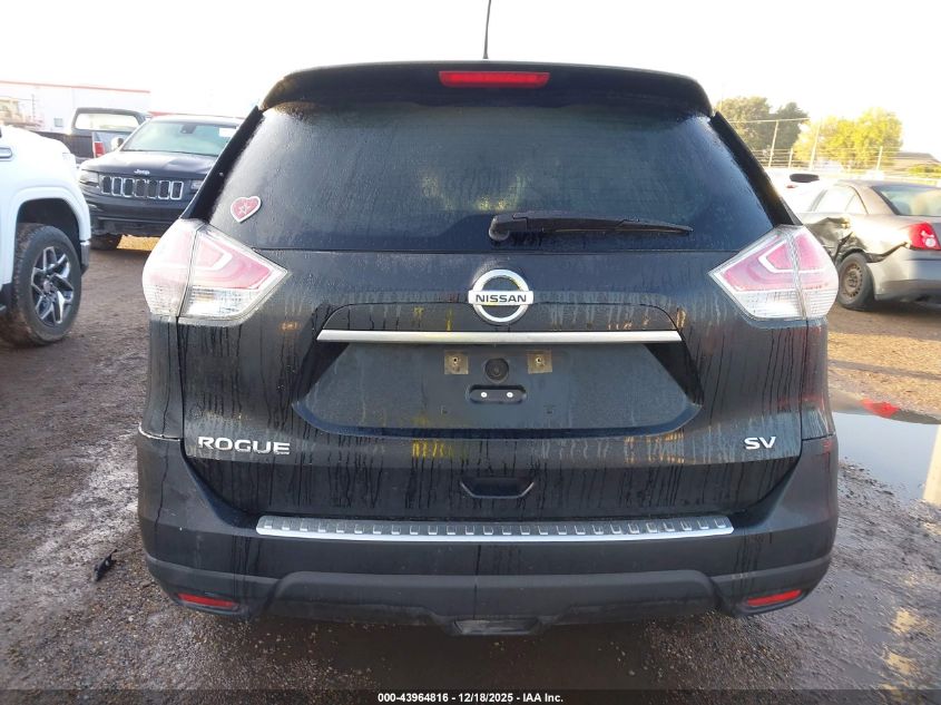 2016 Nissan Rogue Sv VIN: KNMAT2MT0GP618822 Lot: 43964816