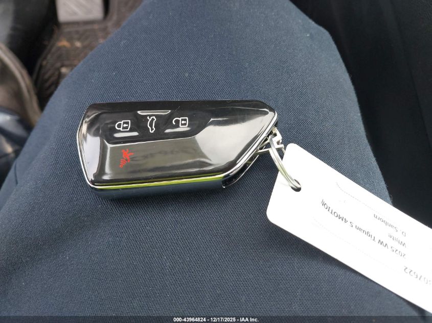 2025 Volkswagen Tiguan 2.0T S VIN: 3VVBR7RM5SM047314 Lot: 43964824