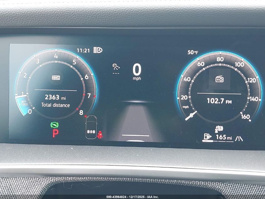 2025 Volkswagen Tiguan 2.0T S VIN: 3VVBR7RM5SM047314 Lot: 43964824