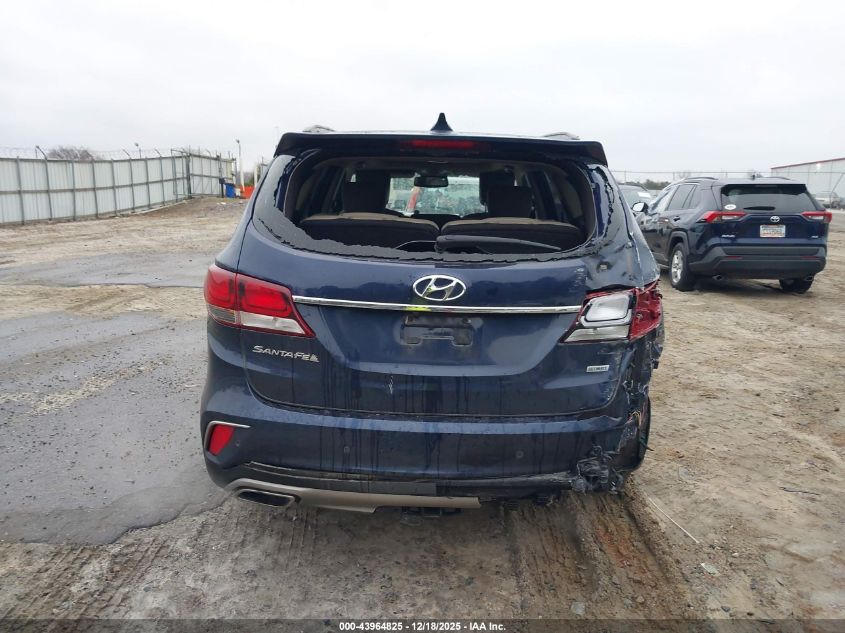 2018 Hyundai Santa Fe Se Ultimate VIN: KM8SR4HFXJU292812 Lot: 43964825