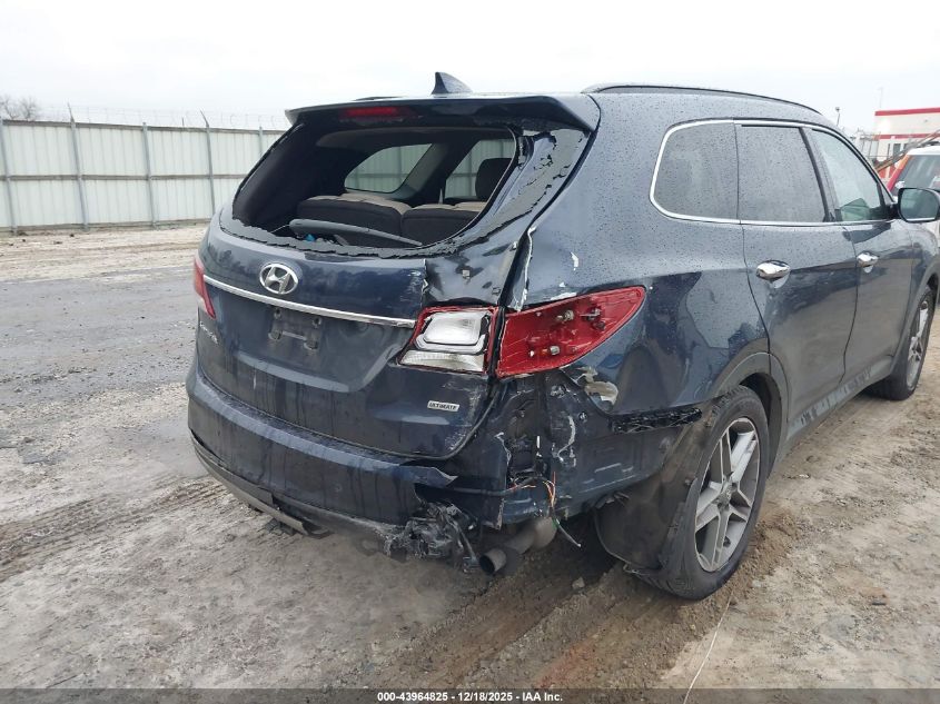 2018 Hyundai Santa Fe Se Ultimate VIN: KM8SR4HFXJU292812 Lot: 43964825