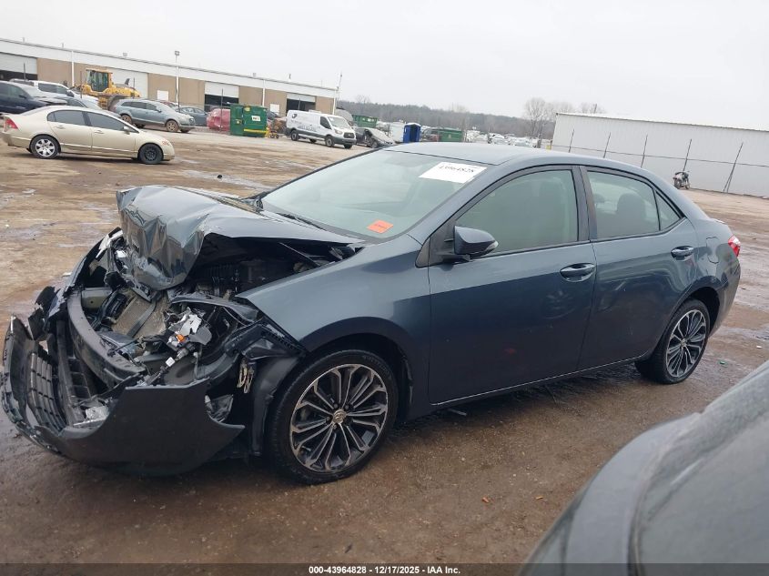 2015 Toyota Corolla S Plus VIN: 5YFBURHE5FP275752 Lot: 43964828