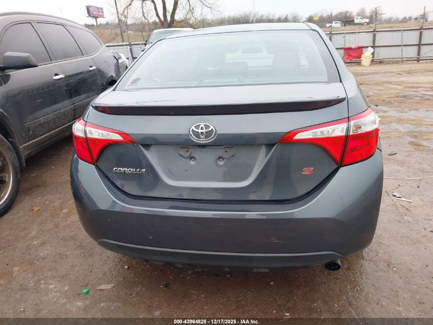 2015 Toyota Corolla S Plus VIN: 5YFBURHE5FP275752 Lot: 43964828