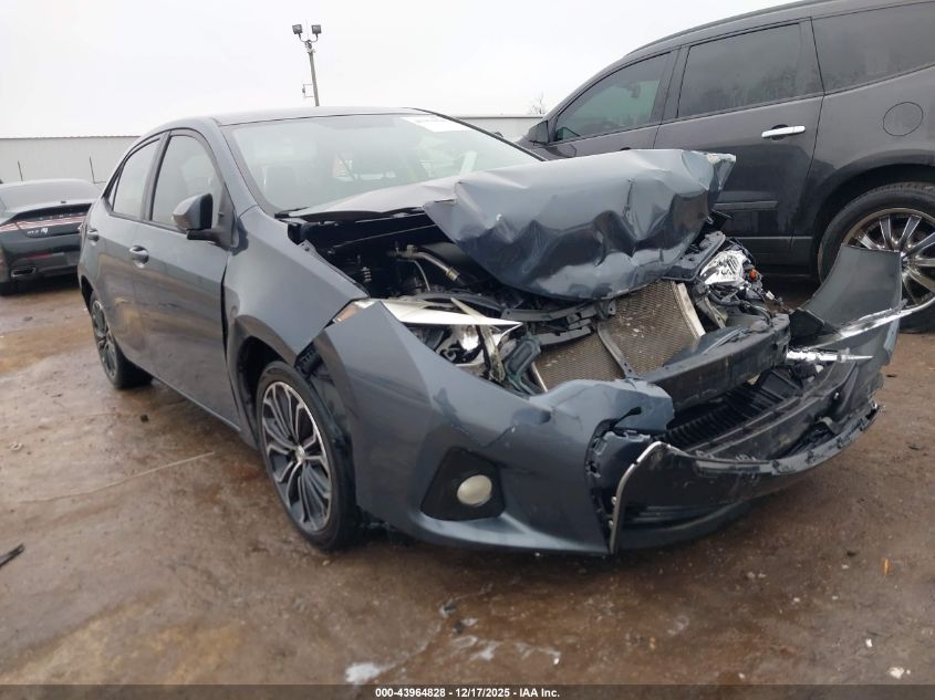 2015 Toyota Corolla S Plus VIN: 5YFBURHE5FP275752 Lot: 43964828