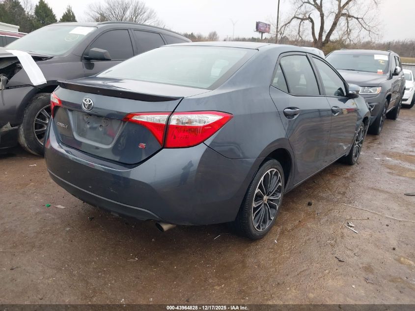 2015 Toyota Corolla S Plus VIN: 5YFBURHE5FP275752 Lot: 43964828