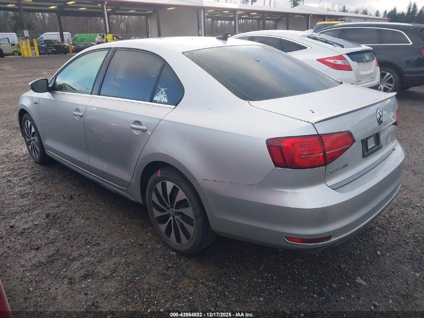 2016 Volkswagen Jetta Hybrid Sel Premium VIN: 3VW637AJ5GM269486 Lot: 43964832