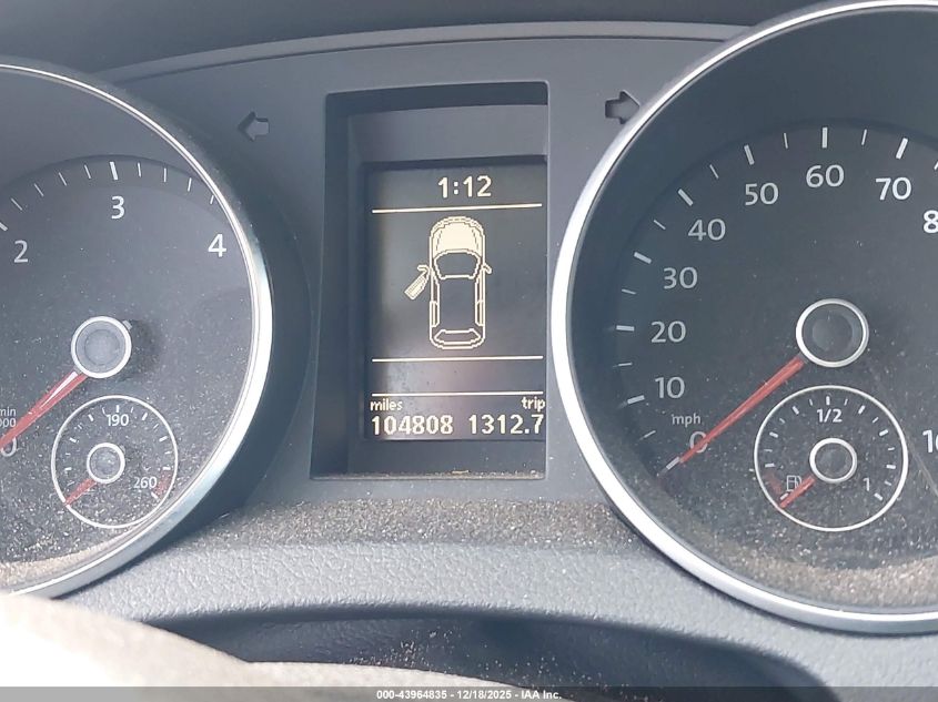 2012 Volkswagen Golf Tdi 4-Door VIN: WVWNM7AJXCW159765 Lot: 43964835