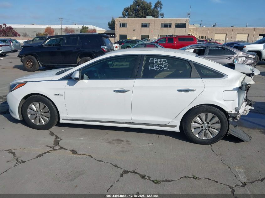 2017 Hyundai Sonata Hybrid Se VIN: KMHE24L18HA059438 Lot: 43964848