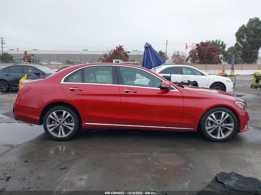 2021 Mercedes-Benz C 300 Sedan VIN: W1KWF8DB6MR619695 Lot: 43964852