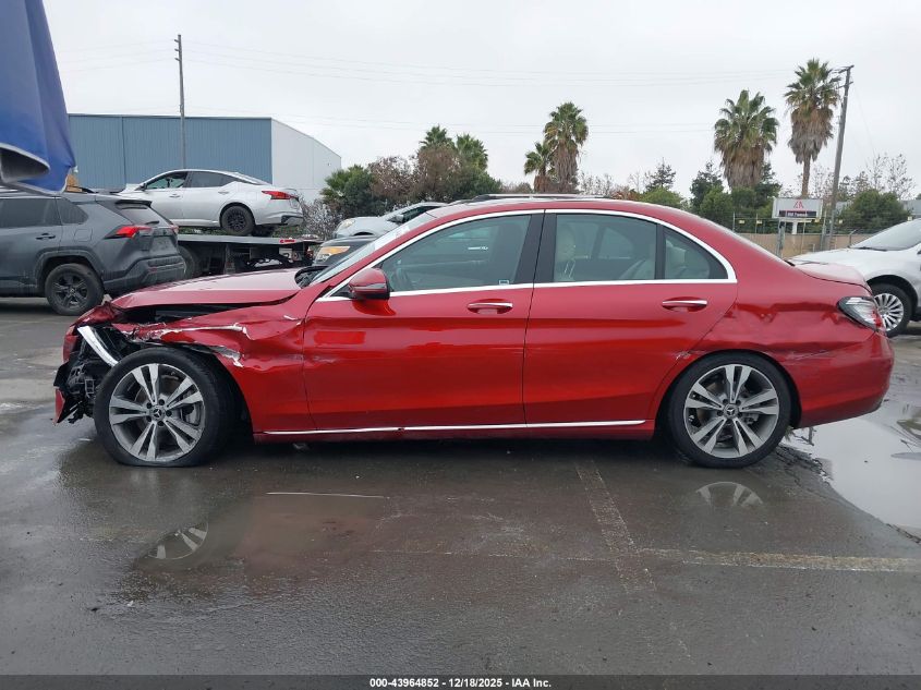 2021 Mercedes-Benz C 300 Sedan VIN: W1KWF8DB6MR619695 Lot: 43964852